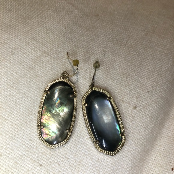 Kendra Scott Black Mother Of Pearl 